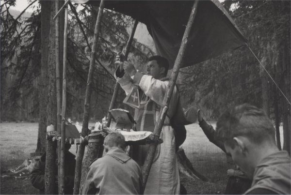 14-30/07/61-Riparto S. Maria del Rovere - Val Visdende Campo estivo La S.Messa